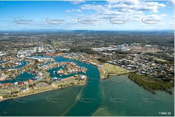 Aerial Photo of Cleveland & Raby Bay QLD Aerial Photography
