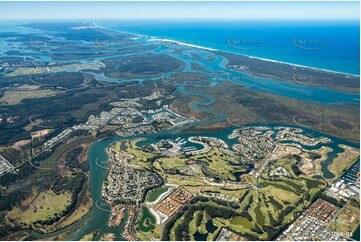 High Altitude Photo of Sanctuary Cove - Hope Island QLD Aerial Photography