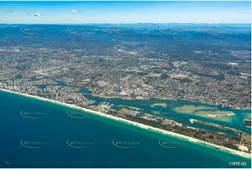 A view of Southport from 8000ft QLD Aerial Photography