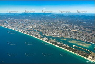 A view of Southport from 8000ft QLD Aerial Photography