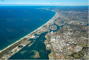 A view of Southport from 8000ft QLD Aerial Photography