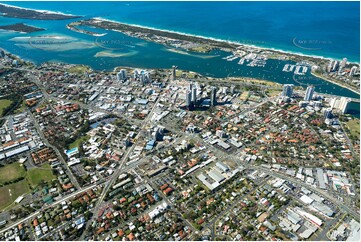 A view of Southport from 8000ft QLD Aerial Photography