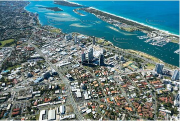 A view of Southport from 8000ft QLD Aerial Photography