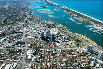 A view of Southport from 8000ft QLD Aerial Photography