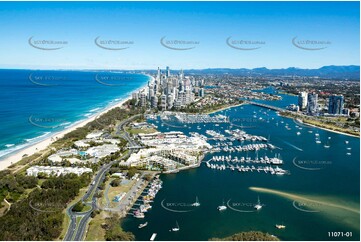 Boat Harbour & Palazzo Versace Gold Coast QLD Aerial Photography