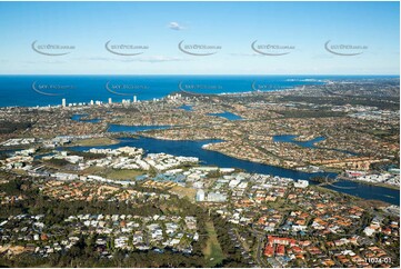 Aerial Photo Varsity Lakes QLD Aerial Photography