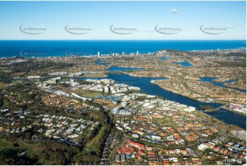 Aerial Photo Varsity Lakes QLD Aerial Photography