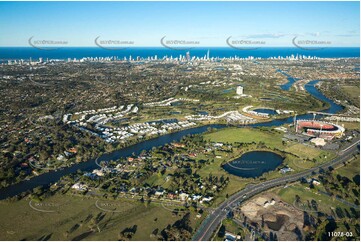 Maryland Avenue Carrara QLD Aerial Photography