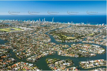 The Sorrento Area of Benowa QLD Aerial Photography