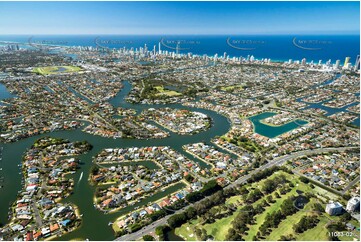 Aerial Photo Broadbeach Waters QLD Aerial Photography