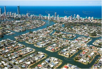 Aerial Photo Broadbeach Waters QLD Aerial Photography