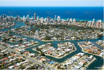 Aerial Photo Broadbeach Waters QLD Aerial Photography