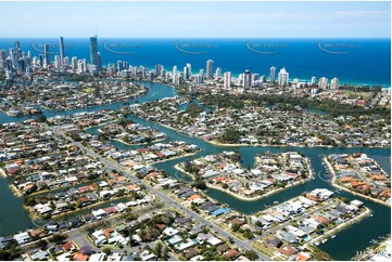Aerial Photo Broadbeach Waters QLD Aerial Photography