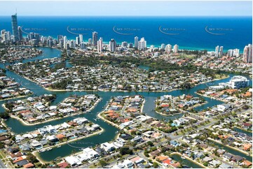 Aerial Photo Broadbeach Waters QLD Aerial Photography