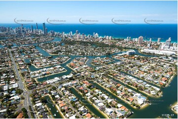 Aerial Photo Broadbeach Waters QLD Aerial Photography