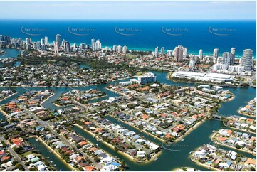 Aerial Photo Broadbeach Waters QLD Aerial Photography