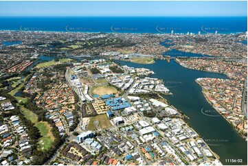 Aerial Photo Varsity Lakes QLD Aerial Photography