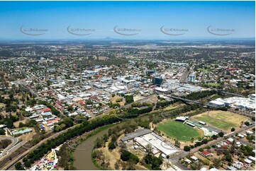 Aerial Photo Ipswich CBD QLD Aerial Photography