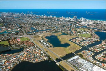 Aerial Photo Mermaid Waters QLD Aerial Photography