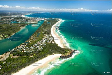 Dream Time Beach Fingal Head NSW Aerial Photography