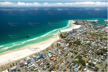 Aerial Photo Coolangatta & Point Danger QLD Aerial Photography