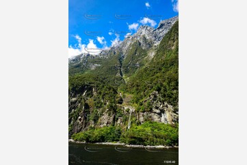 On the Road to Milford Sound Aerial Photography