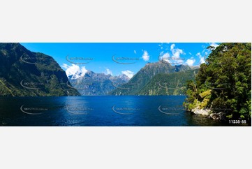 On the Road to Milford Sound Aerial Photography