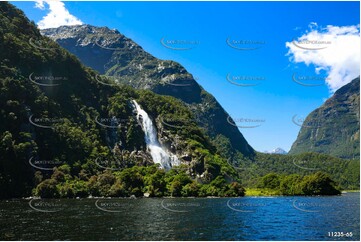 On the Road to Milford Sound Aerial Photography