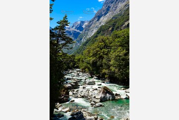 On the Road to Milford Sound Aerial Photography