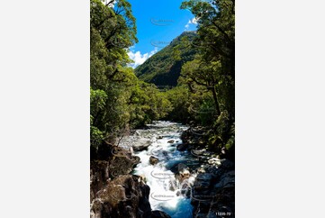 On the Road to Milford Sound Aerial Photography