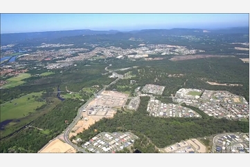 Monterey Keys & Saltwater Creek - Helensvale QLD Aerial Photography