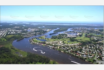 Coomera River & Sanctuary Cove - Gold Coast QLD QLD Aerial Photography