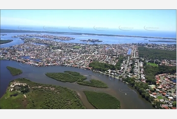 Coomera River & Sanctuary Cove - Gold Coast QLD QLD Aerial Photography