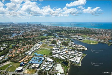 Aerial Photo Varsity Lakes QLD Aerial Photography