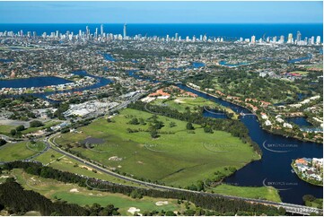 Aerial Photo Clear Island Waters QLD Aerial Photography