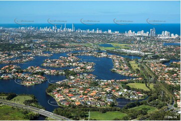 Aerial Photo Clear Island Waters QLD Aerial Photography