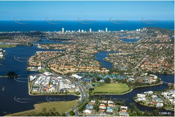 Aerial Photo Varsity Lakes QLD Aerial Photography