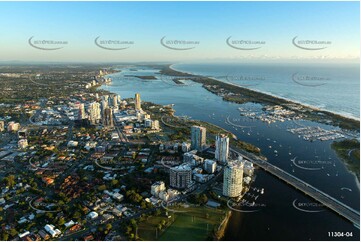 Gold Coast Aquatic Centre at Dawn QLD Aerial Photography