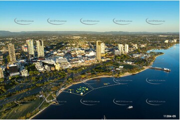 Gold Coast Aquatic Centre at Dawn QLD Aerial Photography