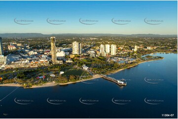 Gold Coast Aquatic Centre at Dawn QLD Aerial Photography