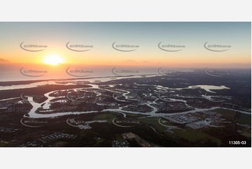 Oyster Cove & Monterey Keys at Dawn QLD Aerial Photography