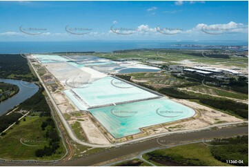 Runway Construction Brisbane Airport QLD Aerial Photography