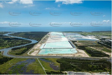 Runway Construction Brisbane Airport QLD Aerial Photography