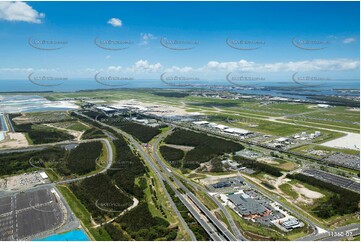 Runway Construction Brisbane Airport QLD Aerial Photography