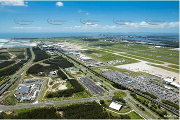 Runway Construction Brisbane Airport QLD Aerial Photography