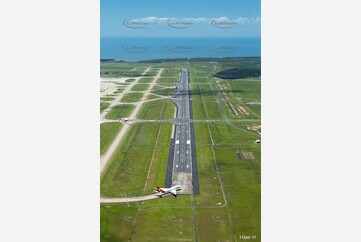 Runway Construction Brisbane Airport QLD Aerial Photography