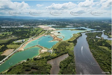 Sand Mining at Lawnton QLD Aerial Photography