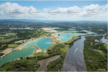Sand Mining at Lawnton QLD Aerial Photography