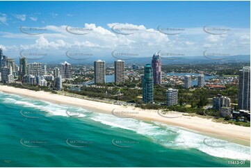 Aerial Photo Main Beach QLD Aerial Photography