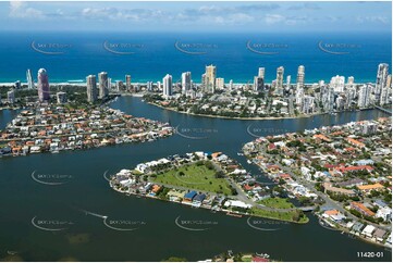 Aerial Photo Paradise Waters QLD Aerial Photography